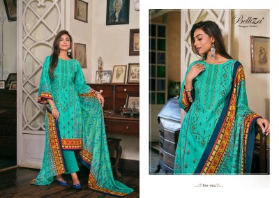 Belliza by Bin Saeed vol 2 pure cotton digital print with exclusive embroidered  unstitched dress material catalogue  salwar kameez catalogs