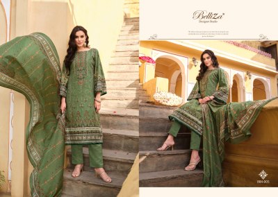 Belliza by Bin saeed vol 3 pure cotton digital print with embroidered salwar kameez catalogue salwar kameez catalogs