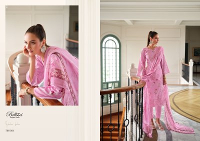 Belliza by Florence new fancy embroidered cotton printed unstitched salwar kameez catalogue at low rate salwar kameez catalogs