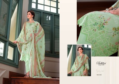 Belliza by Florence new fancy embroidered cotton printed unstitched salwar kameez catalogue at low rate salwar kameez catalogs