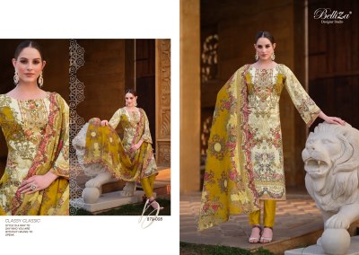 Belliza by Guzarish vol 3 pure cotton printed embroidered exclusive unstitched suit catalogue at wholesale price salwar kameez catalogs