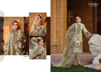 Belliza by Guzarish vol 3 pure cotton printed embroidered exclusive unstitched suit catalogue at wholesale price salwar kameez catalogs