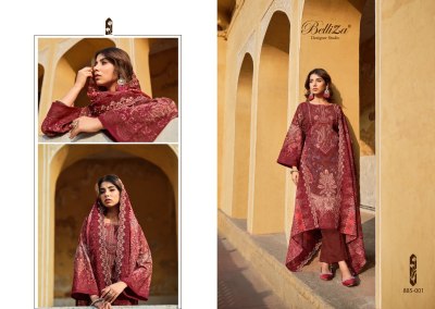 Belliza by Guzarish vol 4 pure cotton digital printed unstitched pakisatani suit catalogue  pakistani suit catalogs