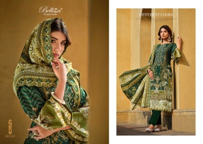 Belliza by Guzarish vol 4 pure cotton digital printed unstitched pakisatani suit catalogue  pakistani suit catalogs