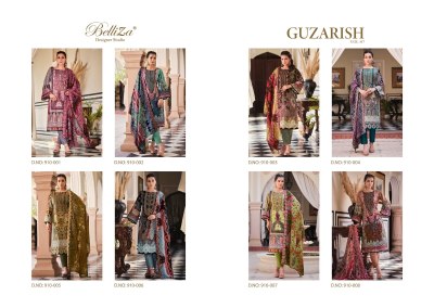 Belliza by Guzarish vol 7 pure cotton digital printed unstitched dress material catalogue at affordable rate salwar kameez catalogs