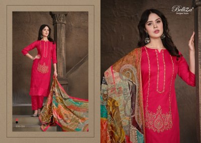 Belliza by Jashan e ishq vol 4 exclusive designer unstitched suit catalogue at low rate  salwar kameez catalogs