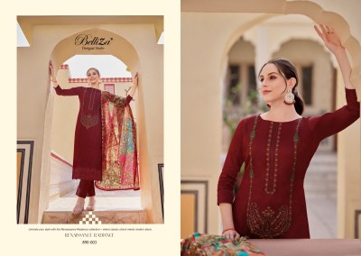Belliza by Jashn E Ishq vol 3 heavy designer embroidered unstitched dress material catalogue at low rate salwar kameez catalogs