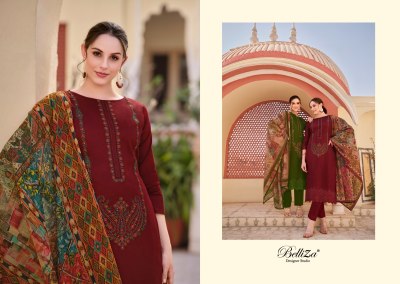 Belliza by Jashn E Ishq vol 3 heavy designer embroidered unstitched dress material catalogue at low rate salwar kameez catalogs