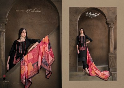 Belliza by Jashn E Ishq vol 7 heavy embroidered unstitched dress material catalogue at amaviexpo salwar kameez catalogs