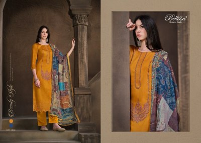 Belliza by Jashn E Ishq vol 7 heavy embroidered unstitched dress material catalogue at amaviexpo salwar kameez catalogs
