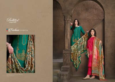 Belliza by Jashn E Ishq vol 7 heavy embroidered unstitched dress material catalogue at amaviexpo salwar kameez catalogs