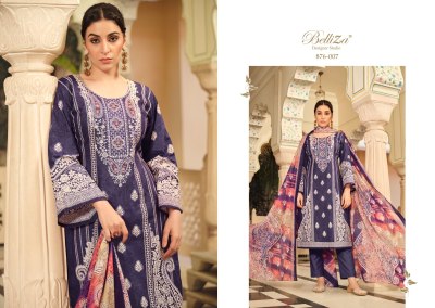 Belliza by Naira vol 32 embroidered digital printed unstitched salwar kameez catalogue at low rate salwar kameez catalogs