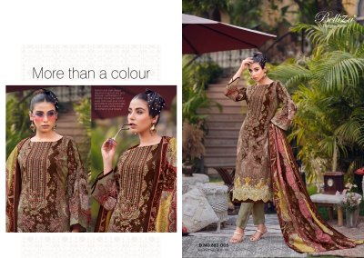 Belliza by Naira vol 36 pure cotton deigital print with embroidered pakistani suit catalogue at wholesale price pakistani suit catalogs