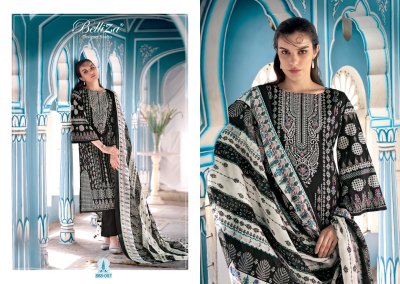 Belliza by Naira vol 40 pure cotton exclusive printed unstitched dress material catalogue at low rate salwar kameez catalogs