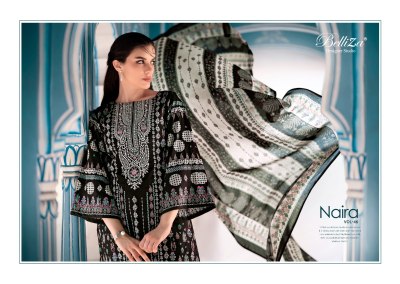 Belliza by Naira vol 46 pure cotton digital printed unstitched dress material catalogue at affordable rate salwar kameez catalogs