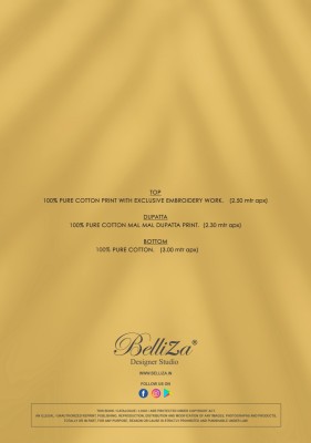 Belliza by Naira vol 49 pure cotton digital printed unstitched salwar suit catalogue at affordable rate salwar kameez catalogs