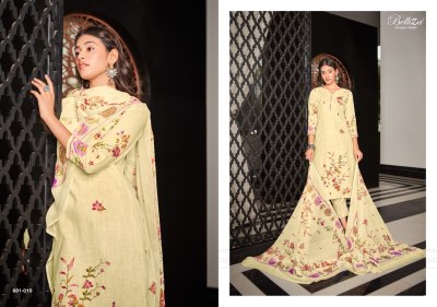 Belliza by Namika vol 2 pure cotton linene unstitched salwar suit catalogue at affordable rate salwar kameez catalogs