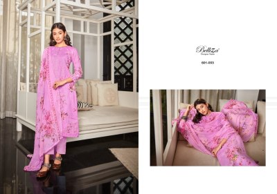 Belliza by Namika vol 2 pure cotton linene unstitched salwar suit catalogue at affordable rate salwar kameez catalogs