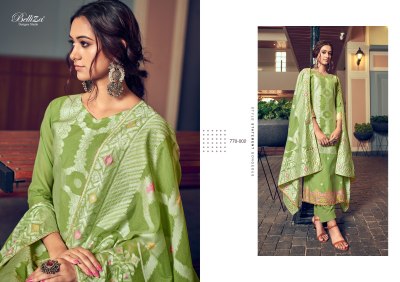Belliza present Odhani pure cotton exclusive jacquard with pearl lace unstitched salwar kameez catalogue at wholesale price salwar kameez catalogs