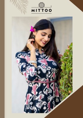 Belt vol 21 by Mittoo Reyon Printed kurti with fancy belt catalogue at affordable rate kurtis catalogs