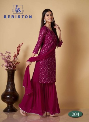 Beriston Bs vol 2 Georgette top with Sharara and dupatta set wholesale Kurti catalogue  kurtis catalogs