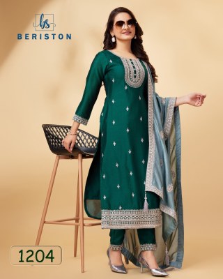 Beriston vol 12 exclusive designer semi stitched kurti pant and dupatta catalogue kurti pant with dupatta Catalogs