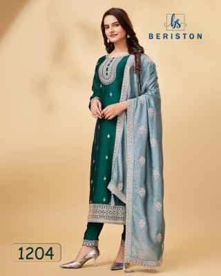 Beriston vol 12 exclusive designer semi stitched kurti pant and dupatta catalogue kurti pant with dupatta Catalogs