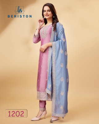 Beriston vol 12 exclusive designer semi stitched kurti pant and dupatta catalogue kurti pant with dupatta Catalogs