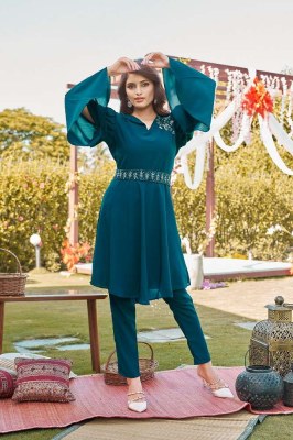 Bhavi Designer presents Parker vol 1 exclusive western co-Ord sets wholesale catalogue  kurtis catalogs