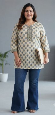 Big Size Cotton Tunic Collection Comfortable Women's Plus Size Tunic Size wise Combo Set
