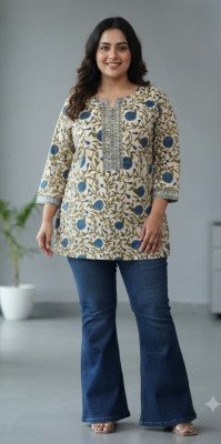 Big Size Cotton Tunic Collection Comfortable Women's Plus Size Tunic Size wise Combo Set