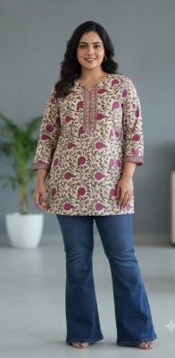 Big Size Cotton Tunic Collection Comfortable Women's Plus Size Tunic Size wise Combo Set