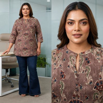 Big Size Rayon Printed Tunic Collection Size wise Combo Set