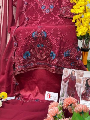 Bilqis by D No B 49 A to D embroidered designer Pakistani suit catalogue pakistani suit catalogs