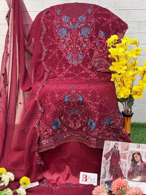 Bilqis by D No B 49 A to D embroidered designer Pakistani suit catalogue pakistani suit catalogs