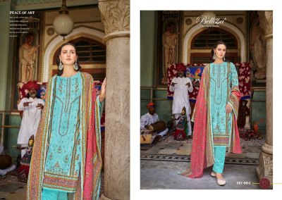 Bin Saeed vol 4 by Belliza cotton digital printed unstitched dress material catalogue at low rate salwar kameez catalogs