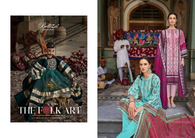 Bin Saeed vol 4 by Belliza cotton digital printed unstitched dress material catalogue at low rate salwar kameez catalogs