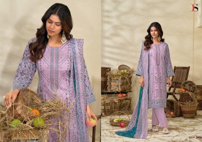 Bin saeed 15 by Deepsy Suits Pure cotton heavy embroidered Pakistani suit collection pakistani suit catalogs