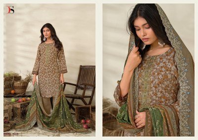 Bin saeed 15 by Deepsy Suits Pure cotton heavy embroidered Pakistani suit collection pakistani suit catalogs