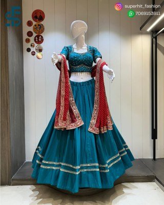 Bipasha 8 Meter Flare Chaniya Choli Set Pure Jaam Cotton Fabric with Heavy Vintage Work Dupatta  Handworked Choli with Heavy Blouse  Backside Hooks Wh Amavi