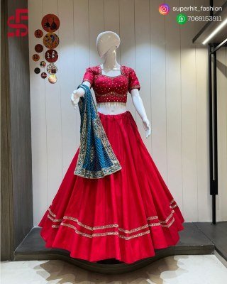 Bipasha 8 Meter Flare Chaniya Choli Set Pure Jaam Cotton Fabric with Heavy Vintage Work Dupatta  Handworked Choli with Heavy Blouse  Backside Hooks Wh Amavi