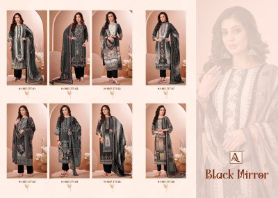 Black Mirror by Alok Suit Viscose Maslin digital printed dress material catalogue at affordable rate dress material catalogs