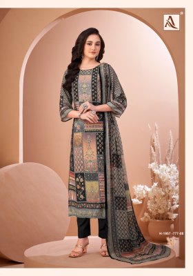 Black Mirror by Alok Suit Viscose Maslin digital printed dress material catalogue at affordable rate dress material catalogs