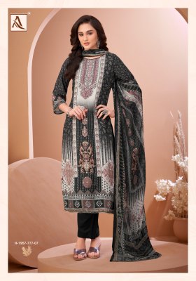 Black Mirror by Alok Suit Viscose Maslin digital printed dress material catalogue at affordable rate dress material catalogs