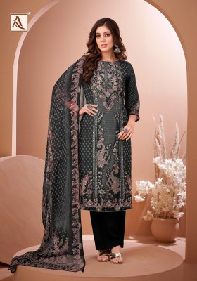 Black Mirror by Alok Suit Viscose Maslin digital printed dress material catalogue at affordable rate dress material catalogs