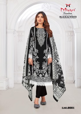 Black and White by Mishri Lunching Designer Readymade suit catalogue at low rate readymade suit catalogs