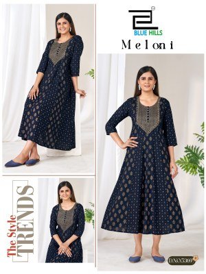 Blue Hills Avantika Rangoli Crush Palazzo Suit Set with Nazneen Dupatta 