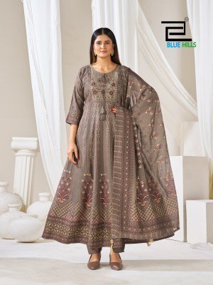 Blue Hills Huma 5 Kurti Pant with Dupatta kurti pant with dupatta Catalogs