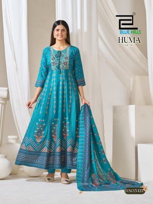 Blue Hills Huma 5 Kurti Pant with Dupatta kurti pant with dupatta Catalogs