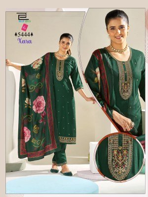 Blue Hills Xara 3-Piece Rayon Kurti Set with Maslin Digital Print Dupatta kurti pant with dupatta Catalogs